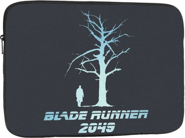 Stoßfeste Laptoptasche im Blade Runner 2049 Streetwear Design für Notebooks und Tablets von 10 bis 17 Zoll, Farbe: Schwarz - Bild 1