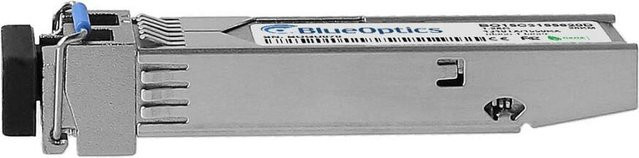 BlueOptics SFP Transceiver BO15C3155620D kompatibel mit Juniper 740-021341, LC-Simplex, 1000BASE-BX-U, Singlemode Fiber, TX1310nm/RX1550nm, 20KM, DDM, Farbe: silver - Bild 1