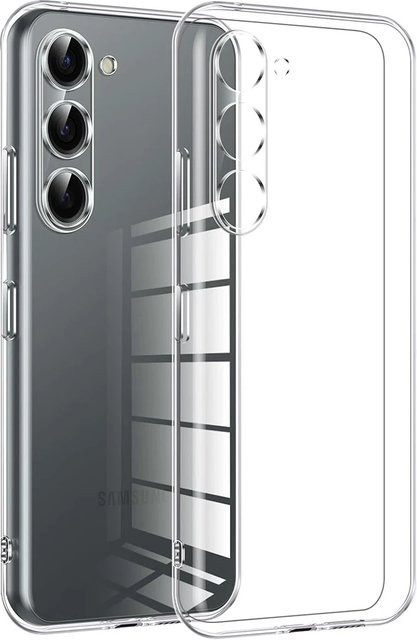 Transparente Silikon-Softcover Hülle für Samsung Galaxy S26 S25 Ultra S24 S23 S22 Ultra S21 FE Plus sowie Samsung A14 A34 A54 - Bild 1