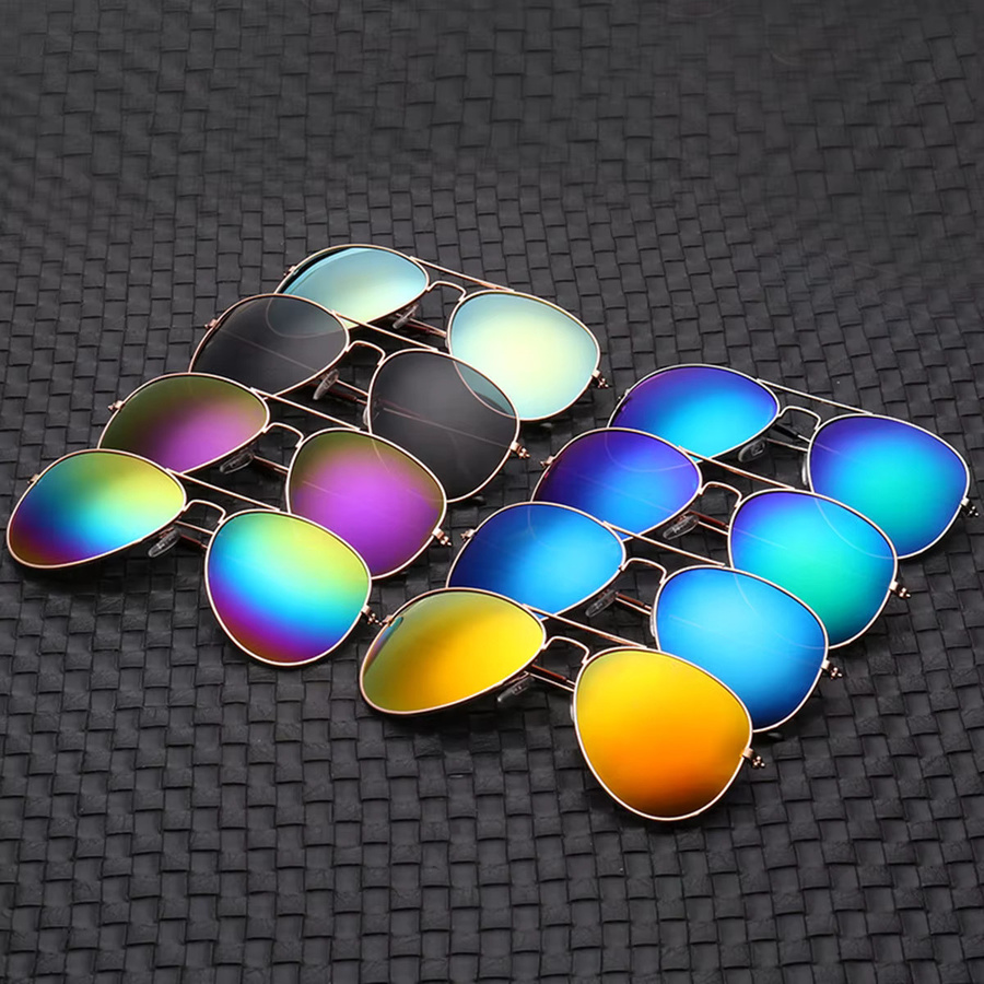 VEITHDIA Sonnenbrille Aviator, Herren, Vollrand, Metall, Multicolour - Bild 2