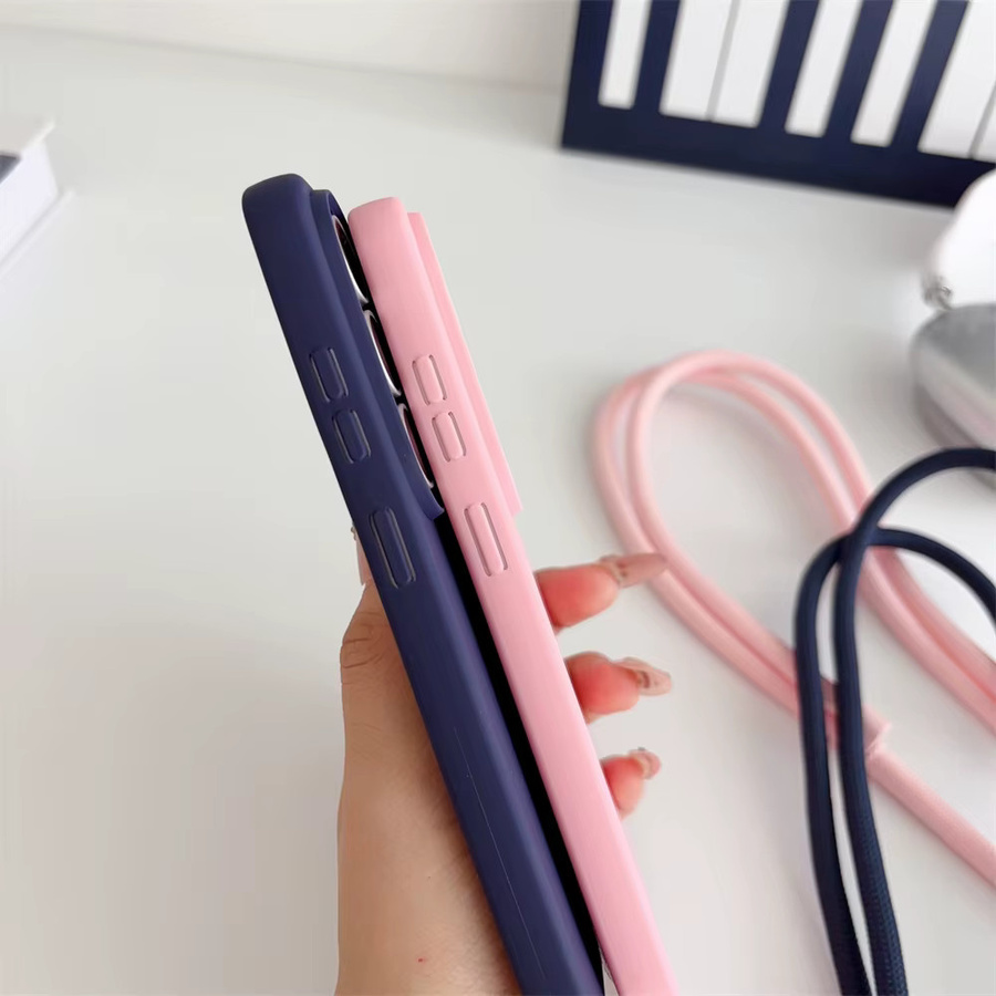 Samsung Lanyard-Etui mit Umhängekordel und Schutzhülle für Galaxy S26 S25 Edge S24 Ultra S23 S22 S21 Plus S20 FE A16 A06 5G in Schwarz - Bild 2