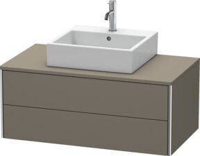 Duravit Waschtischunterschrank XSquare wandhängend mit 2 Schubladen, Breite: 100 cm, Tiefe: 54,8 cm, Höhe: 40 cm - Bild 1