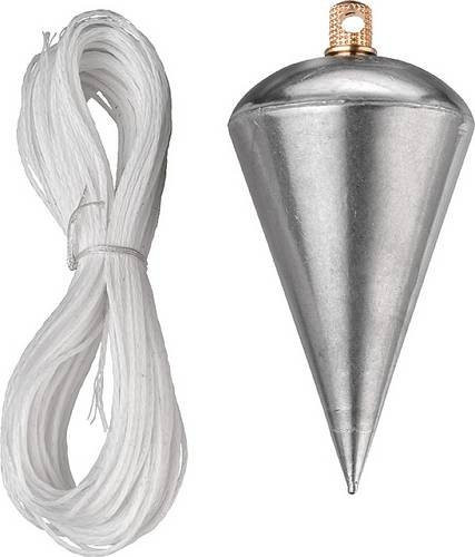 Kwb Senklot aus Edelstahl mit 20 m Schnur, 300 g - Bild 1