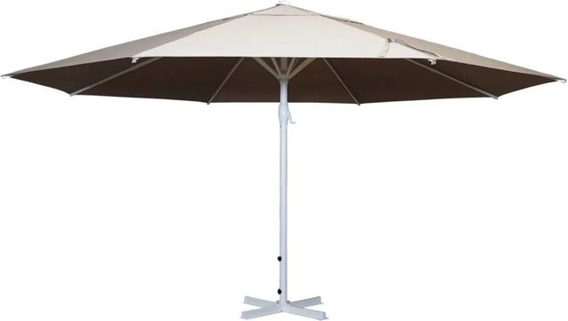 MCW Gastronomie Marktschirm Carpi II aus Polyester und Aluminium in Beige mit Ø 5m - Bild 2