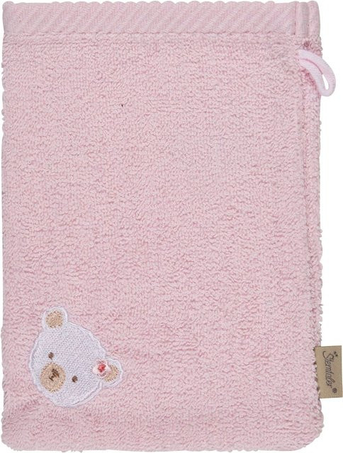 Sterntaler Waschlappen, 2er Pack, Bär Betty, rosa - Bild 1