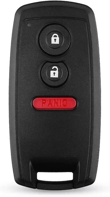 Top Car Parts Auto-Fernschlüsselgehäuse für Suzuki SX4 XL7 Grand Vitara und Swift, 2+1 Tasten, Grau - Bild 1