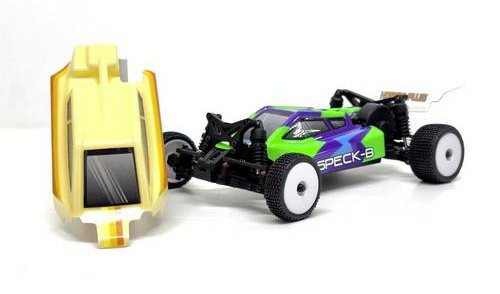 Hobby Plus Speck-B 2WD Buggy, 1:24, Elektro, Grün & Creme - Bild 1