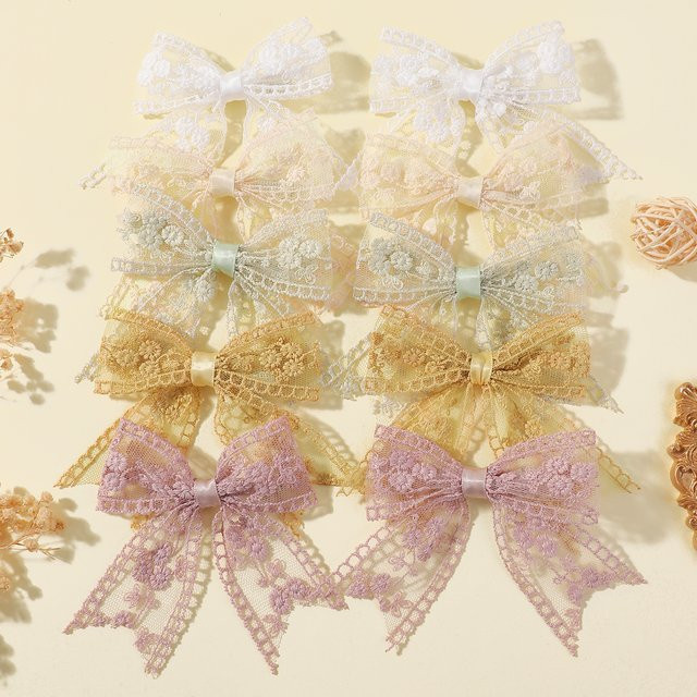 Haar Clips KIDS BOWS, Mädchen, 10 Teile/Satz - Bild 1