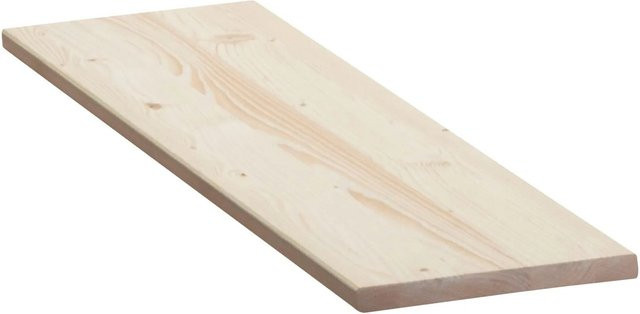 OBI Leimholz Fichte in Braun und Beige B/T/H: 100 x 50 x 1,8 cm - Bild 1