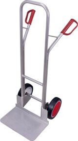 VARIOfit Aluminiumkarre mit Schaufel und Vollgummibereifung, Breite: 48 cm, Tiefe: 30 cm - Bild 1