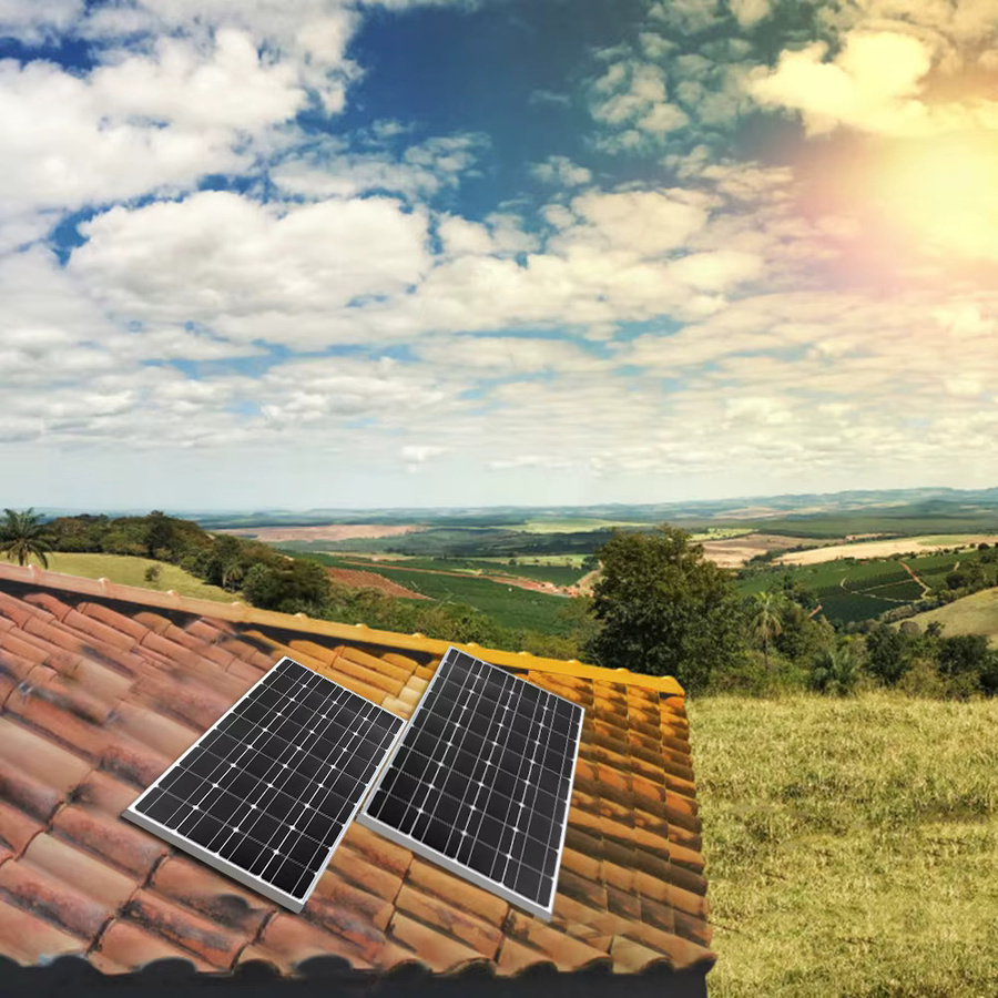 BOGUANG 150W Solarpanel Leichtgewicht-Modul in Schwarz mit 19,8V für 12V Batterieladung, Camping und Heimbeleuchtung - Bild 3