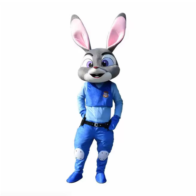 Disney Zootopia Judy Nick Maskottchen-Kostüm, Zeichentrickfigur - Bild 2