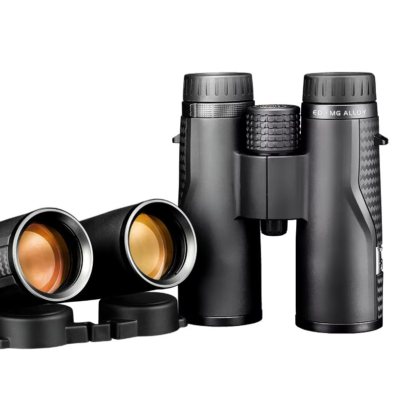 Shuntu Fernglas mit 8x42 oder 10x42 ED-Objektiv, IPX7 wasserdicht, Bak4-Prisma, Farbe: Schwarz - Bild 2