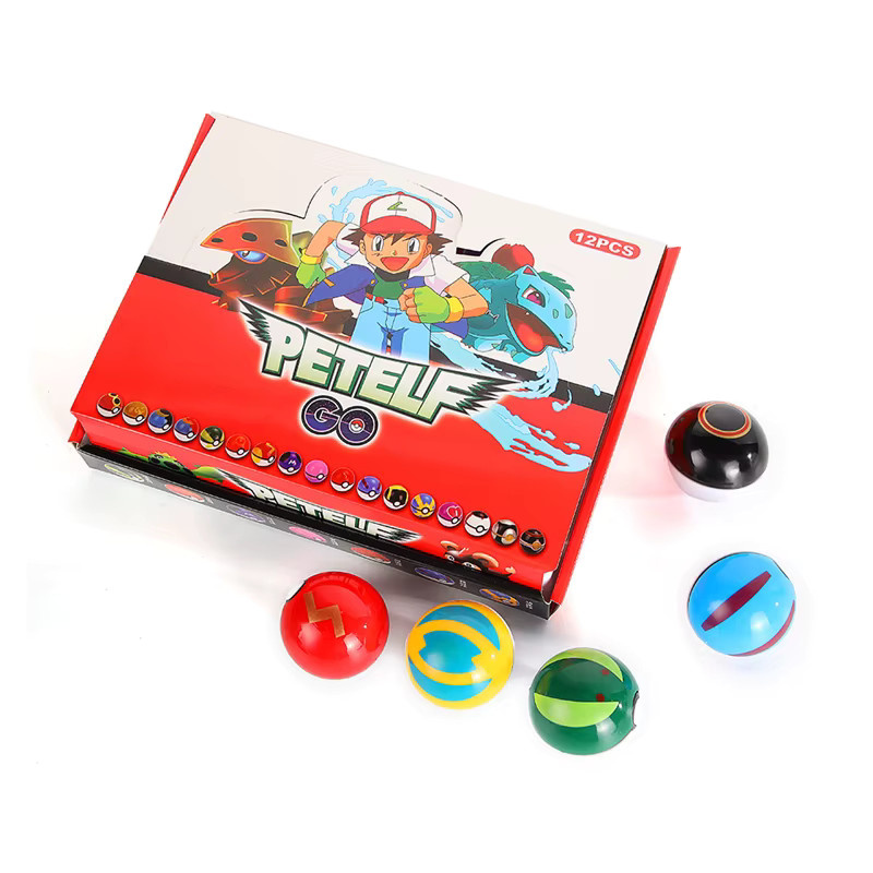 TAKARA TOMY Pokémon Ball Figur, 12-teiliges Set, Pikachu, Actionfiguren - Bild 3