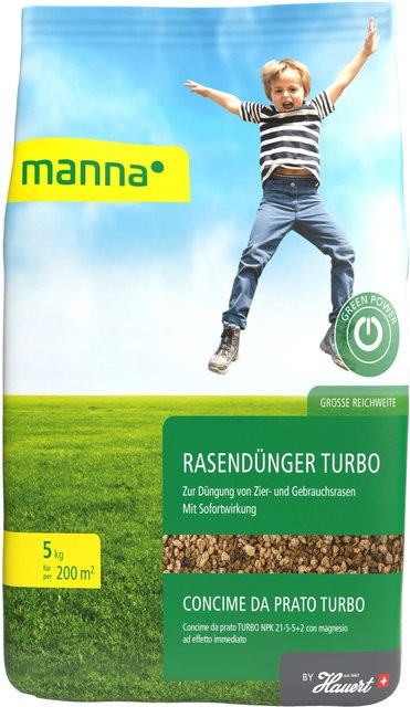Manna Rasendünger Turbo für Zierrasen und Gebrauchsrasen, 5 kg - Bild 1