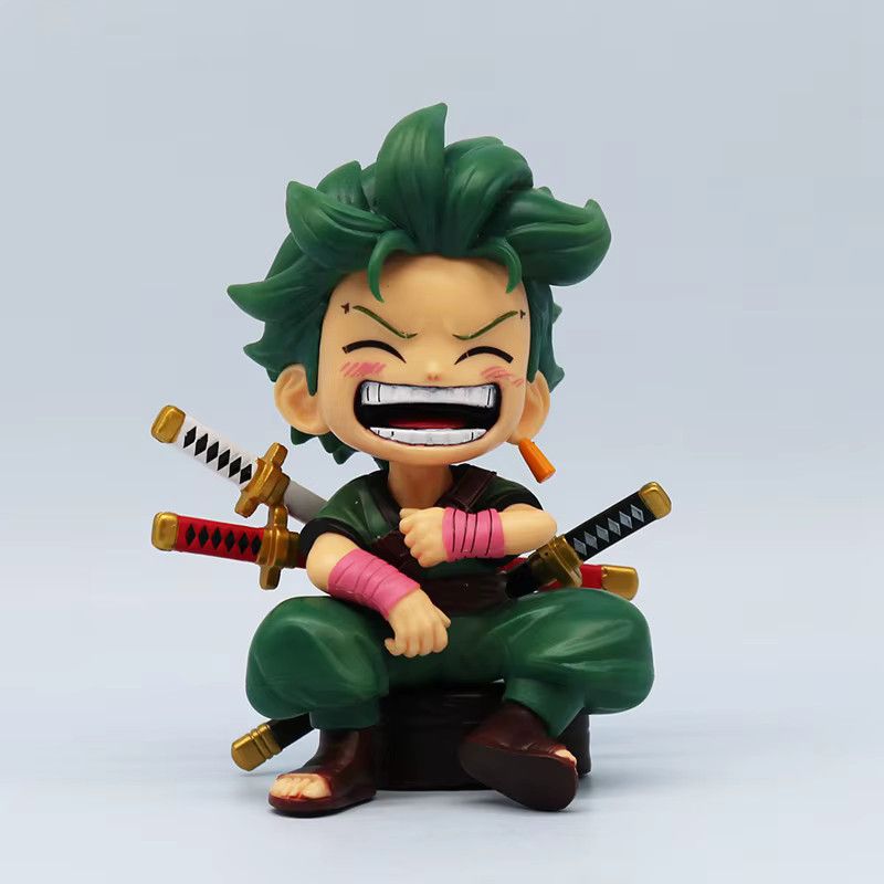 Bandai One Piece Anime Figur Luffy lachend multicolor, Höhe: 13 cm - Bild 4