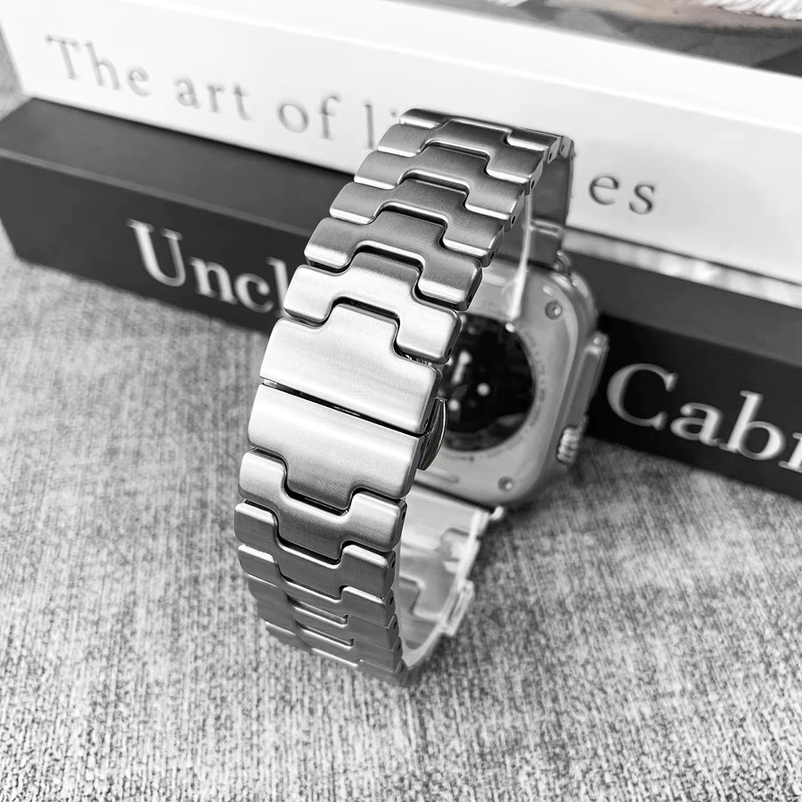 Uhrenarmband Edelstahl, Silber, Unisex - Bild 2