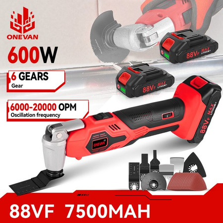 ONEVAN Oszillierendes Multifunktionswerkzeug mit 6 Gängen für Makita 18V Akku