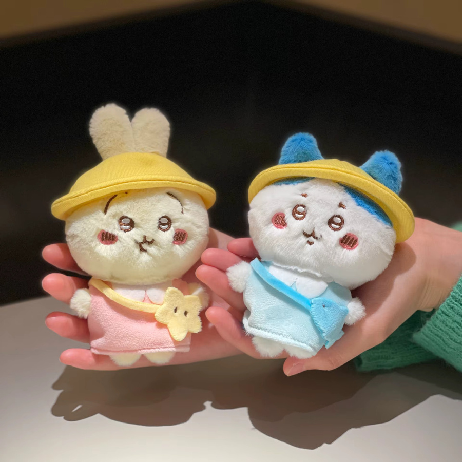Bandai Hachiware-Usagi-Puppe, Plüsch-Schlüsselanhänger, Plüsch / Textil - Bild 2