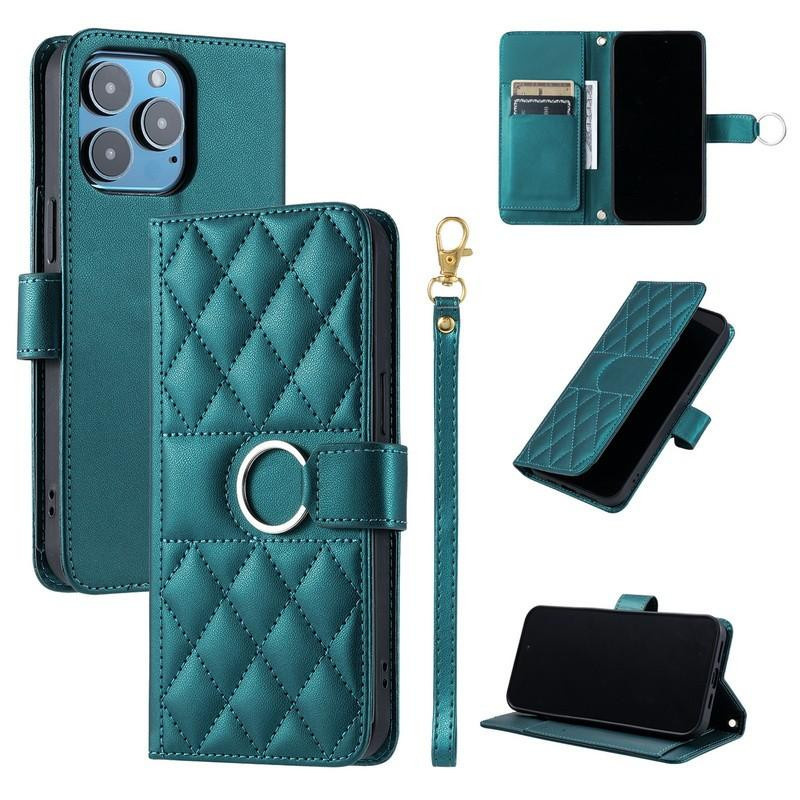 Luxus Flip Wallet Case aus PU Leder mit Kartenfächer und Standfunktion für OPPO A77 5G, A77, A77S, A38, A40, A60, A80, A93, A93S, K12X in Grün - Bild 6