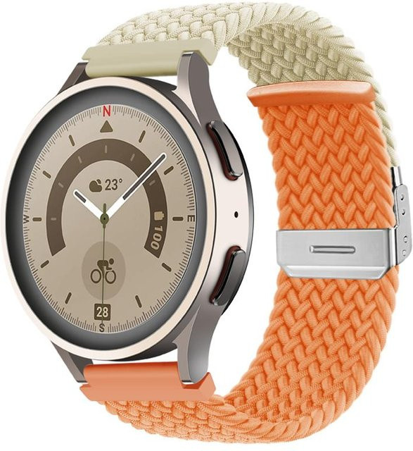 Uhrenarmband Textil, orange, Stern, Unisex - Bild 1