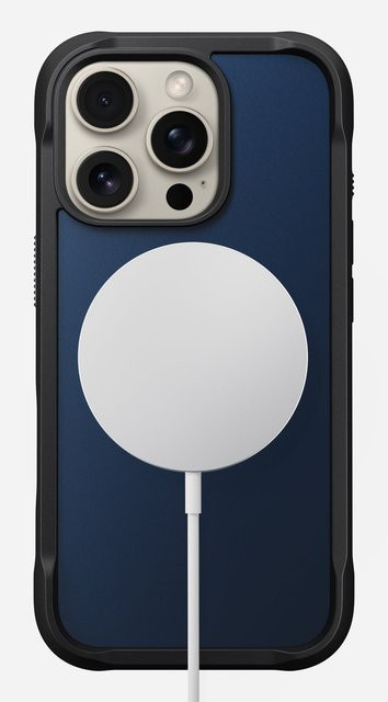 Nomad Rugged Case Schutzhülle für iPhone 16 Pro in Atlantic Blue, 6.3 Zoll, MagSafe-kompatibel - Bild 1