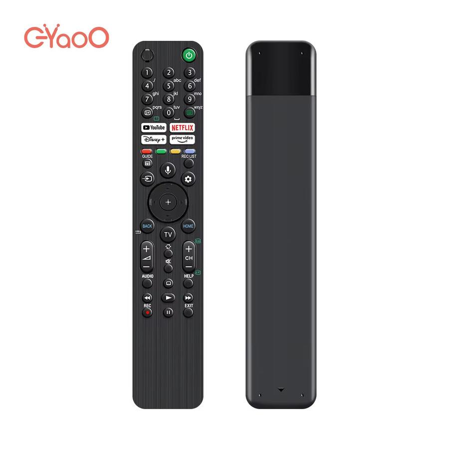 RMF-TX520E Voice TV Fernbedienung für Sony Smart TV in Schwarz, kompatibel mit 4K und 8K HD Serien wie KD-65X80 und KD-75X80J - Bild 3
