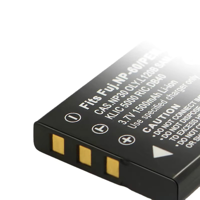 Fujifilm NP-60 Akku mit 1500 mAh in Schwarz für F50I F501 F401 ZOOM F410 F601 F601Z - Bild 4
