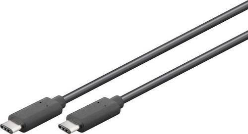 Goobay USB 3.0 USB-C auf USB-C Kabel in Schwarz, Länge: 2,00 m - Bild 1