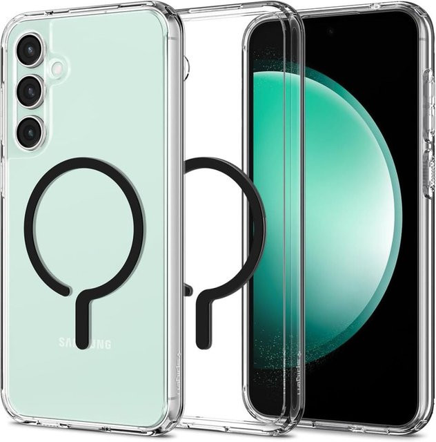 Spigen Ultra Hybrid OneTap Ring MagSafe-Hülle für Samsung Galaxy S23 FE, Transparent - Bild 1