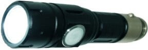 JÄGER LED-Taschenlampe aus Aluminium, aufladbar, Schwarz - Bild 1