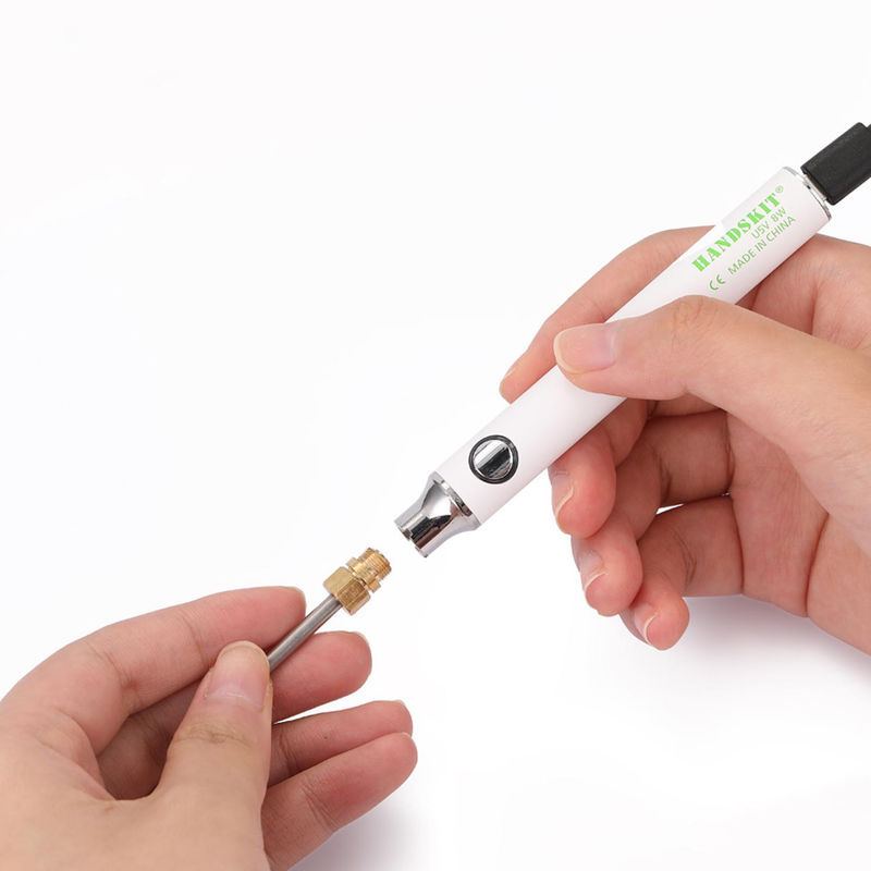Kkmoon USB-Ladelötkolben Set mit einstellbarer Temperatur, 5 V, 8 W, Weiß/Mehrfarbig - Bild 7