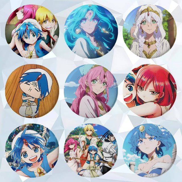 KAYOU Brosche, Anime Magi The Labyrinth Of Magic, Bunt - Bild 1