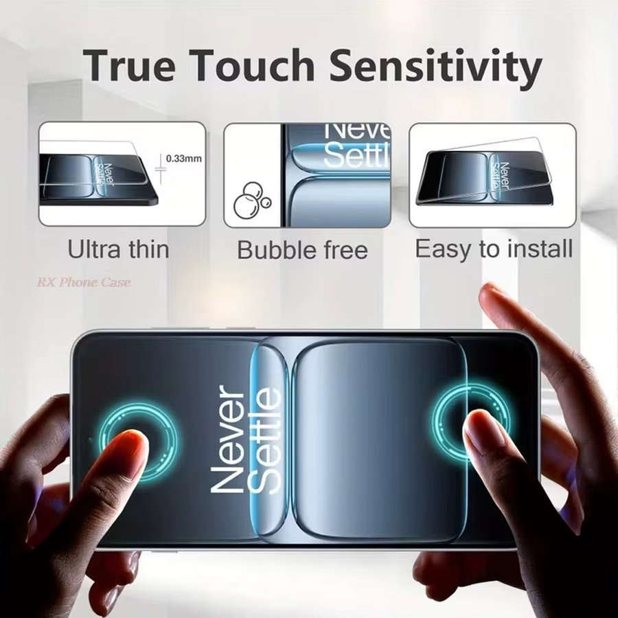 OnePlus Displayschutzfolie aus Glas, transparent, einfache Installation mit One Click für OnePlus 10 Pro, 9 Pro, 8 Pro, 12R, 13, 12 und 11 - Bild 1