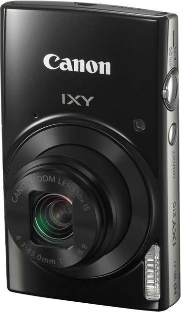 Canon IXY 210 Digitalkamera in Schwarz mit 20 MP, 10-fachem optischem Zoom, Wi-Fi und NFC als Kompaktkamera - Bild 1
