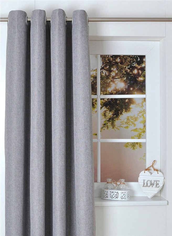 Heine Home Dekoschale in Grau mit geräuschdämpfender Funktion und Ösen aus 100% Polyester - Bild 2