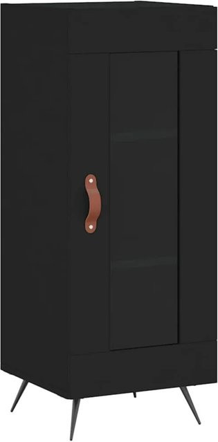 vidaXL Sideboard Schwarz B/T/H: 34,5 x 34 x 90 cm - Bild 1