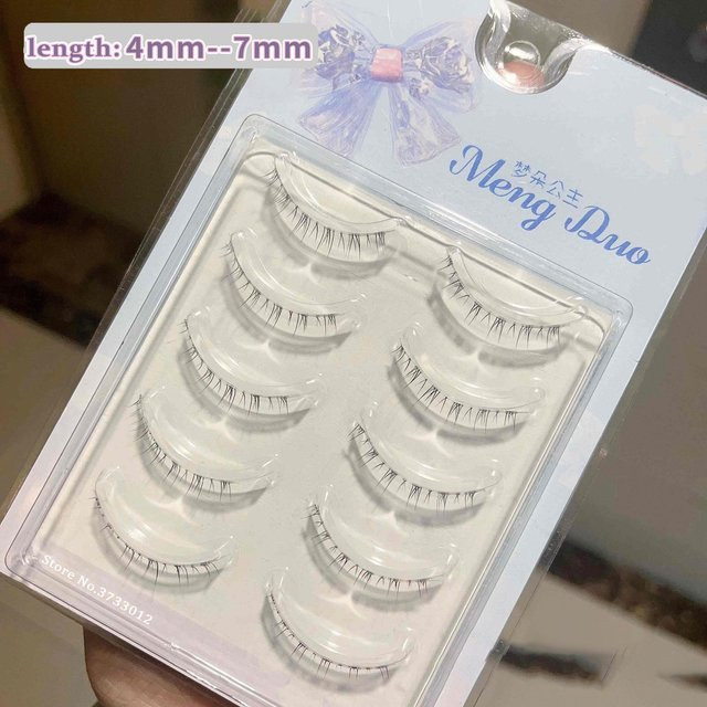 NATAWA Künstliche Wimpern, grau, 5 Paar, Unisex - Bild 1