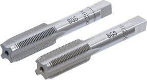 BGS Gewindebohrer Set M12 x 1,0 Vor- und Fertigschneider aus Stahl in Silber, 2-teilig - Bild 1