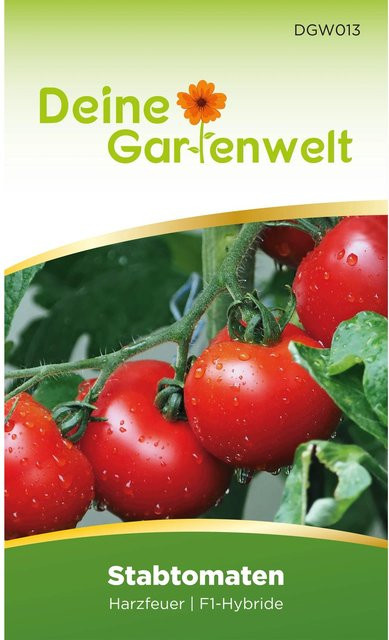 Harzfeuer Stabtomaten Harzfeuer F1 Samen für Garten, Gewächshaus und Freiland - Bild 1