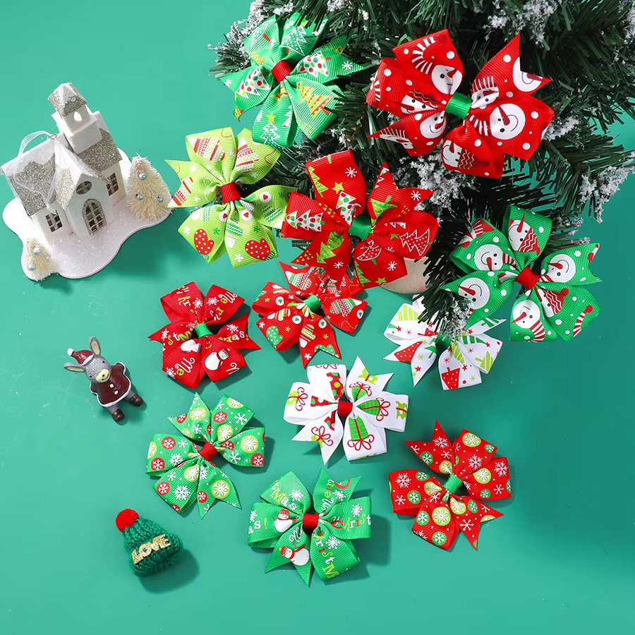KIDS BOWS Haarspangen-Set, 6-teilig, Weihnachten, Kinder - Bild 4