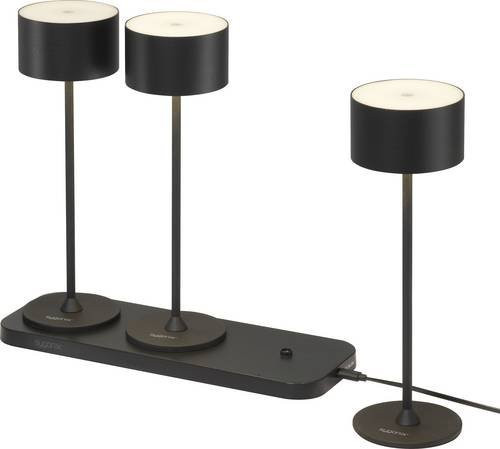Sygonix 3er Set SY-6627262 LED-Tischlampen Schwarz mit Akku und 5.5W Leistung - Bild 1