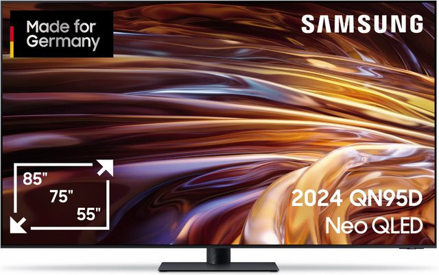 Samsung Neo QLED AI-TV GQ65QN95DAT Mini LED Smart-TV 4K Ultra HD, 163 cm (65 Zoll), Graphitschwarz - Bild 1