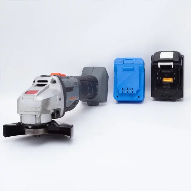 Akku-Konverter für Makita 18 V Lithium-Akku als Adapter für Aldi Ferrex 20 V Li-Ion Elektrowerkzeuge in Schwarz - Bild 1