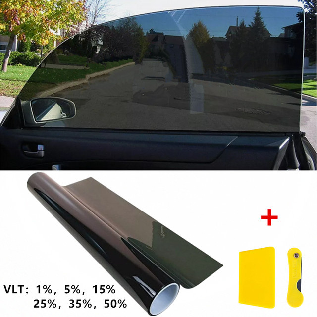 3M Fenster Tönungsfolie zum UV- und Wärmeschutz für Home Office und Auto, Breite: 50 cm - Bild 1