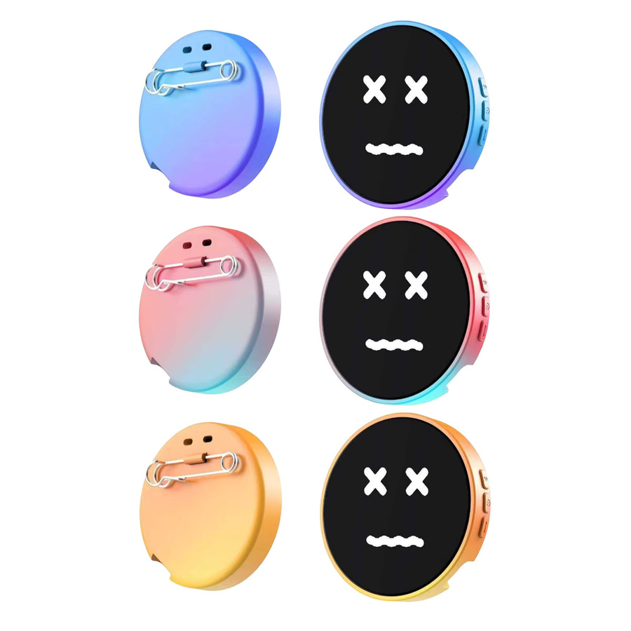 VODOOL Dynamisches elektronisches Anime-Abzeichen als digitales Display-Badge in Blau und Multicolour - Bild 7