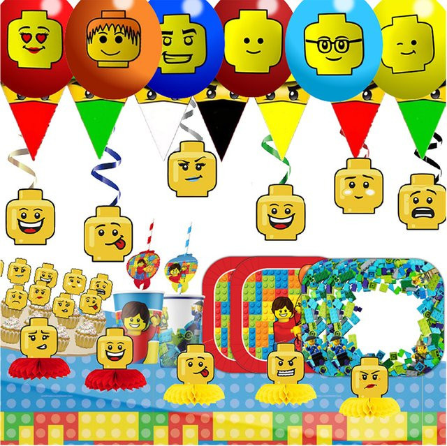 Warner Bros. Geburtstag Party Dekoration Set mit Banner, Papiergeschirr, Kuchen Topper und Latex Ballons in Mehrfarbig - Bild 1