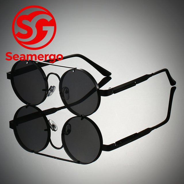 SNQP Sonnenbrille, Rund, Metall, Vollrand - Bild 1