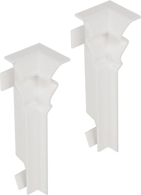 Kosche Innenecken für Kosche Sockelleiste Profi, Weiß, 2 Stück, Breite: 80 mm, Höhe: 16 mm - Bild 1