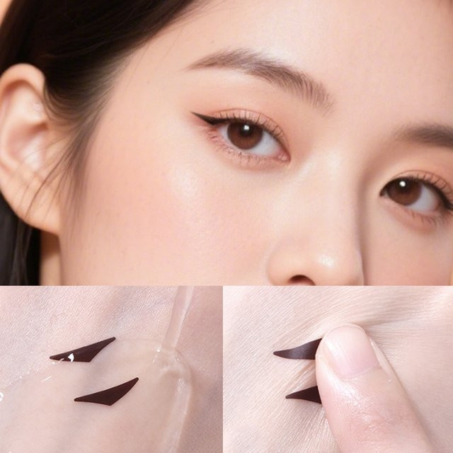 KuZHEN Eyeliner Stempel, Schwarz, 140 Stück - Bild 1